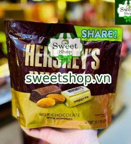Socola hershey nuggets Share Pack milk & almonds
