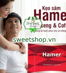 Kẹo sâm Hamer Ginseng & Coffee tăng cường sinh lý nam giới 