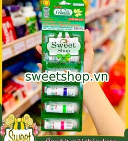 Ống hít thông mũi Thái Lan Green Herb Brand Inhalant 2in1