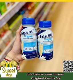 Sữa Ensure nước  Ensure Original Vanilla - Mỹ