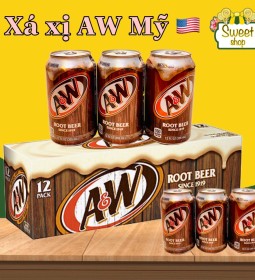  Xá xị Mỹ A&W root beer Mỹ