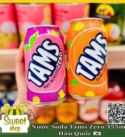 Soda Tams Zero 355ml Hàn Quốc