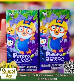 Nước ép trái cây Pororo 