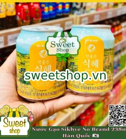 Nước Gạo Sikhye No Brand 238ML Hàn Quốc