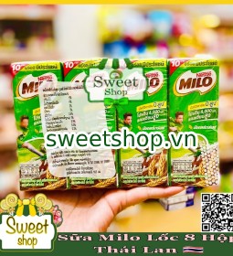 Sữa Milo Thái lốc 8 165ml